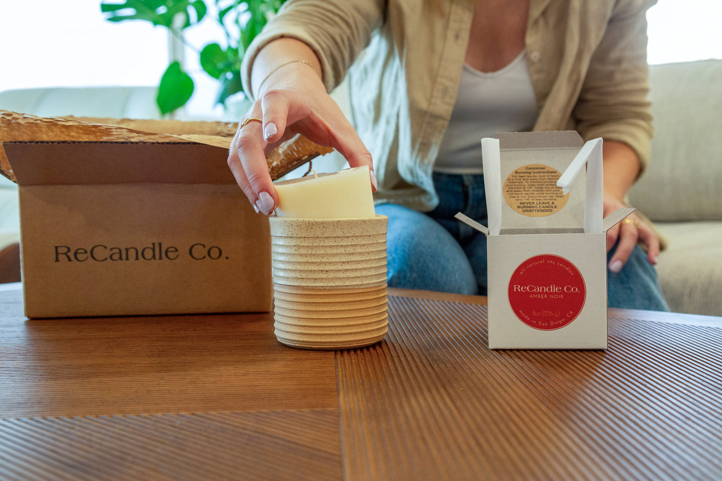 Refillable Candle