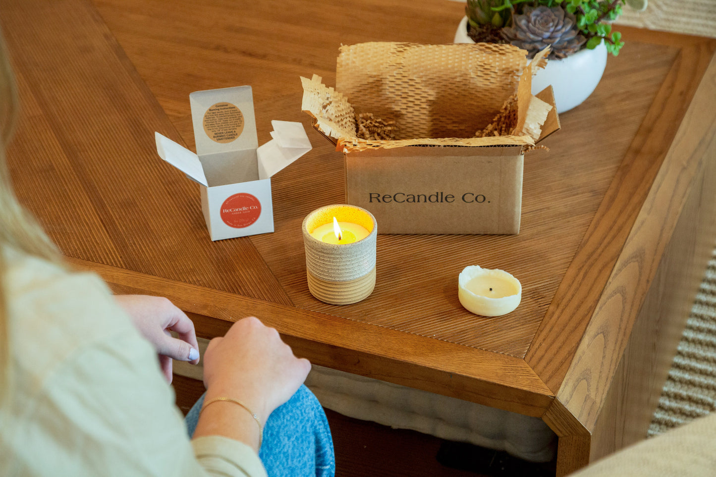 Refillable Candle