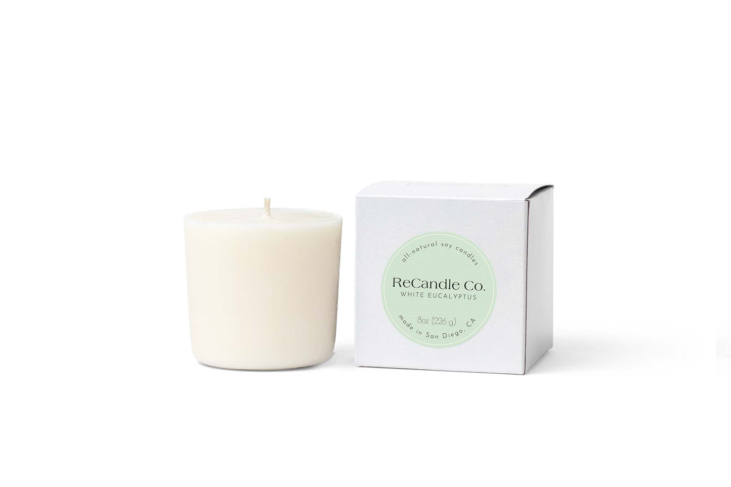 ReCandle Co. White Eucalyptus Candle Refill