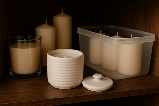 candle care, candle storage, fragrance preservation, soy wax candles