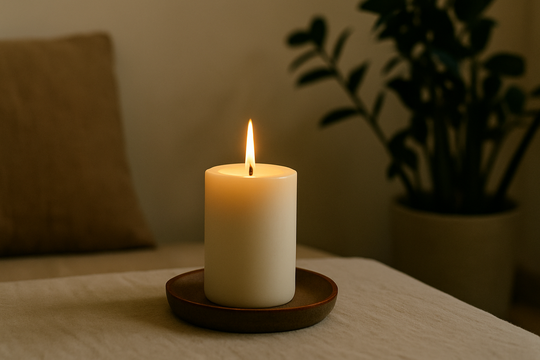 meditation, mindfulness, clean candles, nighttime ritual, home atmosphere